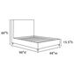 Simeon Collection Angel Queen Bed in Himalaya Ivory, , large