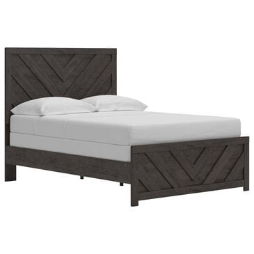 Ashley Prendonea Full Panel Bed in Dark Charcoal, , large