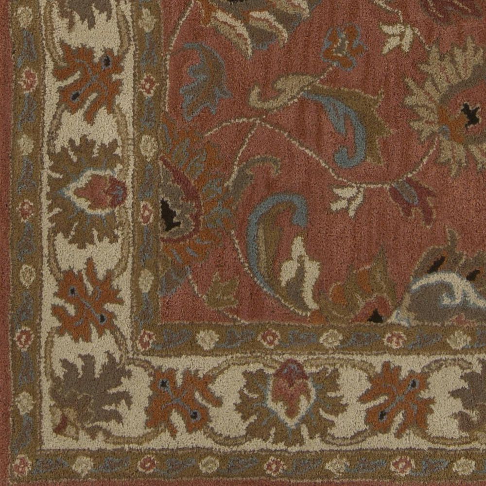 Surya Caesar CAE-1124 4&#39; x 6&#39; Camel, Moss, Aqua and Gray Area Rug, , large