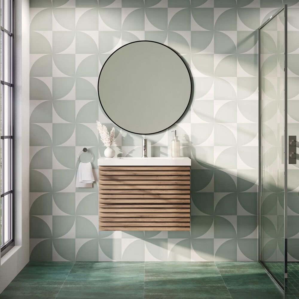 Soho Studio Blacksmith Viridum 12" x 24" Matte Porcelain Tile, , large
