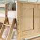 St Claire Home Today"s Traditions Twin over Full Bunk Bed in Natural Hickory, , large
