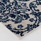 Central Oriental Terrace Tropic Sea Isle 7"10" x 9"10" Snow and Sapphire Area Rug, , large