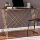 Southern Enterprises Dezby Desk in Gold, , large