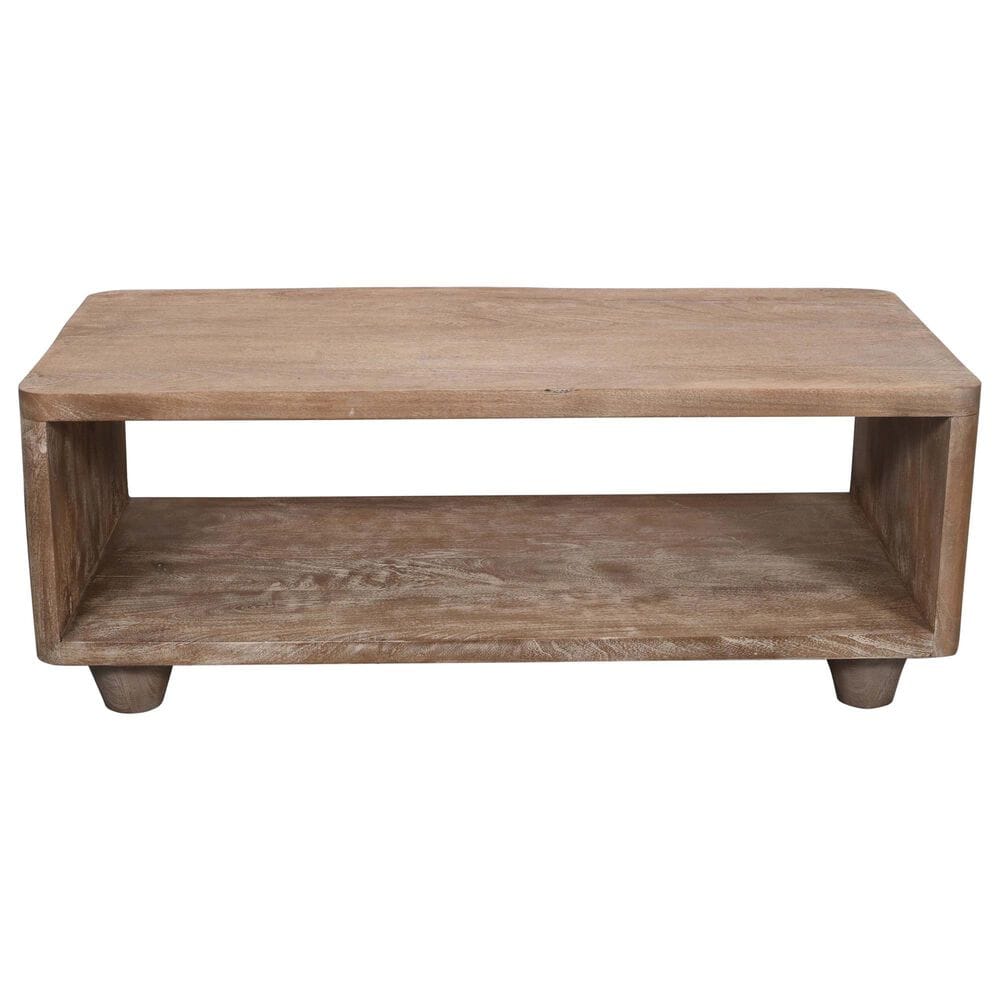 Waltham Origins Storage Cocktail Table in Washed Sand, , large
