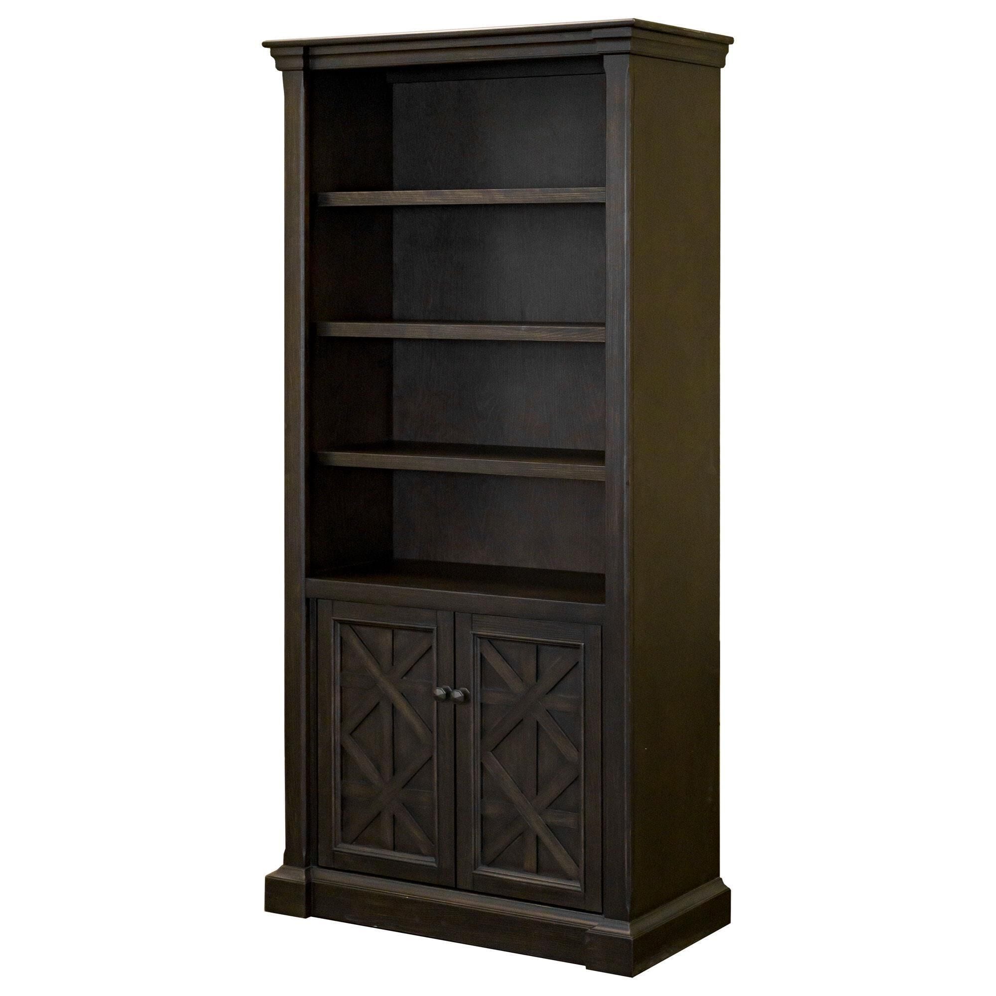 Wycliff Bay Kingston Lower Door Bookcase in Dark Chocolate