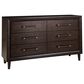 Ashley Dantenton Queen Panel Bed with Dresser Chest and 2 Nightstands, , large