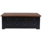 Ashley Wildenauer Lift Top Cocktail Table in Warm Satin Black and Brown, , large