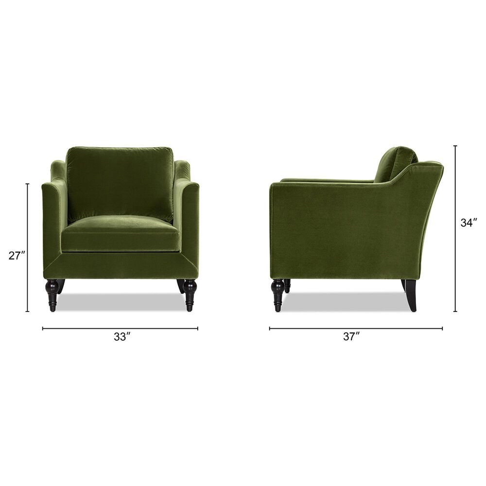 Jennifer Taylor Home Josephine Accent Chair in Olive Green, , large