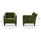 Jennifer Taylor Home Josephine Accent Chair in Olive Green, , large
