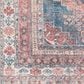 Surya Colin 7"10" x 10"2" Blue, Dusty Coral, Brick Red, Dark Brown and Cream Area Rug, , large