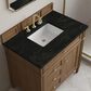 James Martin Brittany 36" Single Bathroom Vanity in Pecan with 3 cm Phantome Eclos Top and Rectangular Sink, , large