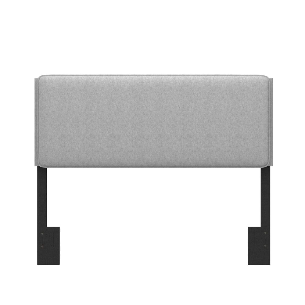 The Monday Company Emslie Upholstered Full Queen Headboard in Gray, , large