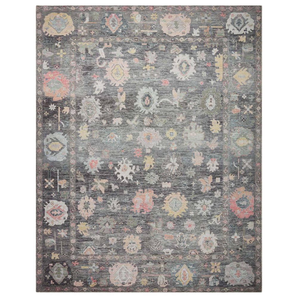 Loloi II Elysium 8"6" x 11"6" Charcoal and Multicolor Area Rug, , large