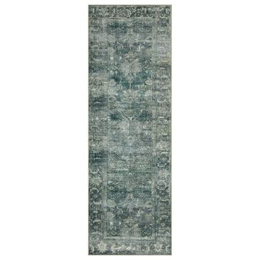 Magnolia Home Banks 2" x 5" Blue and Lagoon Area Rug , , large