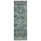 Magnolia Home Banks 2" x 5" Blue and Lagoon Area Rug, , large