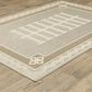 ROW by Oriental Weavers Zarina ZAR08 Beige and Brown 3"3" x 5" Indoor/Outdoor Area Rug, , large