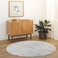 Surya Brunswick 6"7" Round Blue, Taupe, Cream, Seafoam, Olive and Tan Area Rug, , large