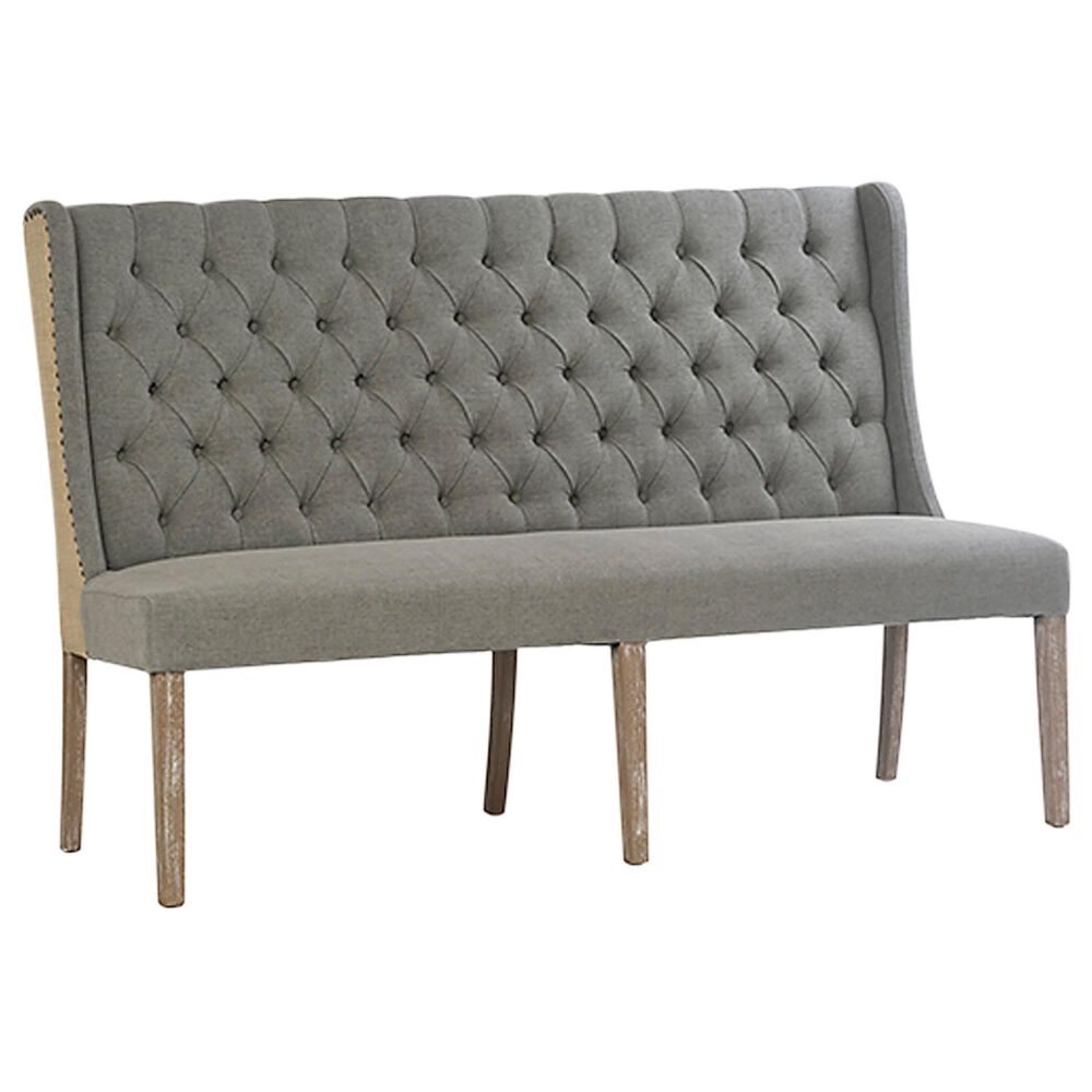Blue Sun Designs Reilly Dining Bench in Grey, , large