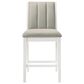 Armen Living Nolan 26" Counter Height Stool in Matte White, , large