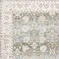Surya Dresden Deep Teal, Taupe, Dusty Sage, Off-White, Light Gray, Mustard and Olive 12" x 15" Area Rug, , large