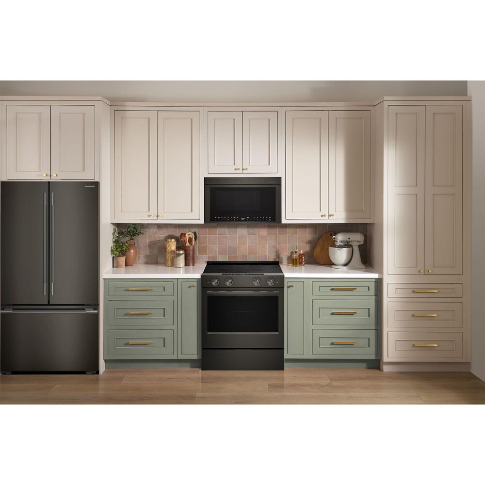 KitchenAid 5.3 Cu. Ft. Smart Slide-in Electric Range in Black Ore, , large