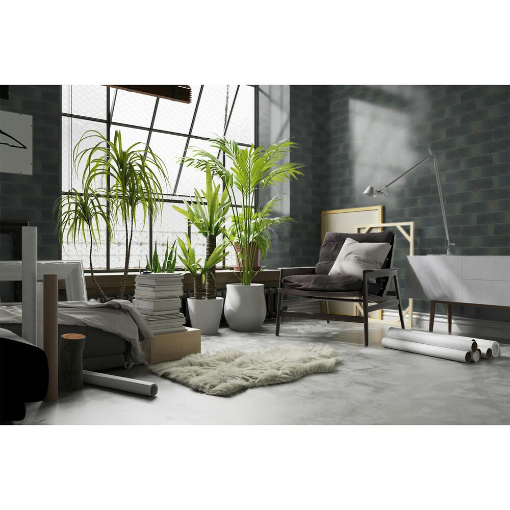 Emser Inhale Verde 4&quot; x 12&quot; Porcelain Tile, , large