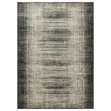 Karastan Tryst Turin 12" x 15" Anthracite Area Rug, , large