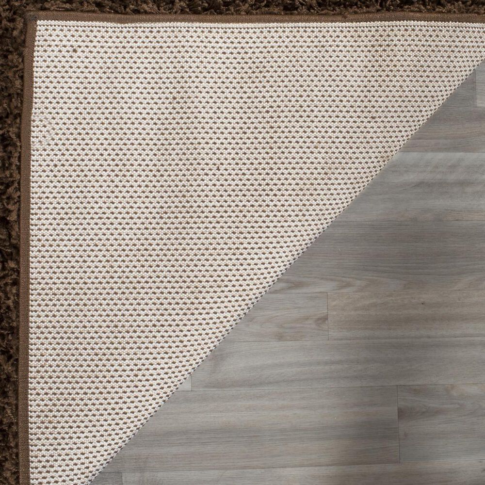 Safavieh Athens Shag SGA119A-3 3&#39; x 5&#39; Brown Area Rug, , large