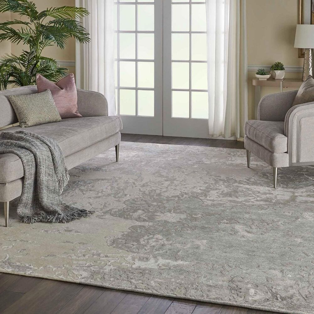 Nourison Silk Shadows 9&#39;9&quot; x 13&#39;9&quot; Sand Area Rug, , large