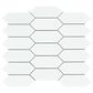 Emser Catch Ice 2" x 5" Picket on 11" x 13" Ceramic Mosaic Sheet, , large