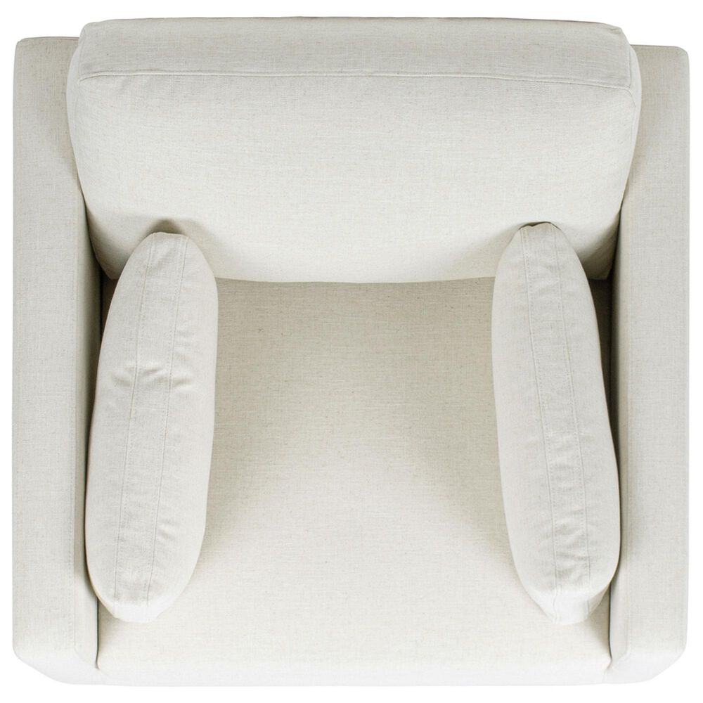 Jennifer Taylor Home Knox Accent Arm Chair in Flax White, , large