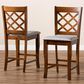 Baxton Studio Aria Counter Height Pub Chair in Walnut Brown (Set of 2), , large