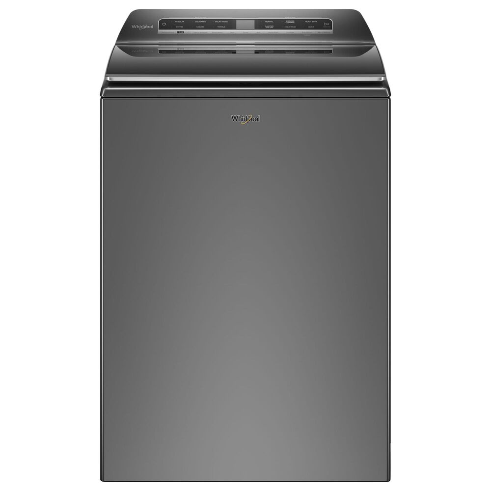 Whirlpool 5.3 Cu. Ft. Top Load Washer with Wifi and Impeller in Chrome Shadow, , large
