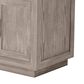 Lexora Home Abbey 80" Double Bathroom Vanity in Grey Oak with 2 cm White Carrara Marble Top and Rectangular Sinks, , large