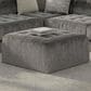 Hartsfield Kimpton Cocktail Ottoman in Greystone, , large