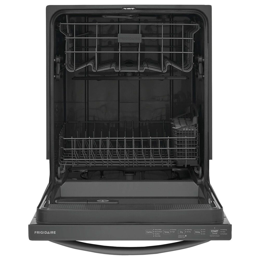 Frigidaire 24" BuiltIn Dishwasher with DishSense and MaxDry in Black