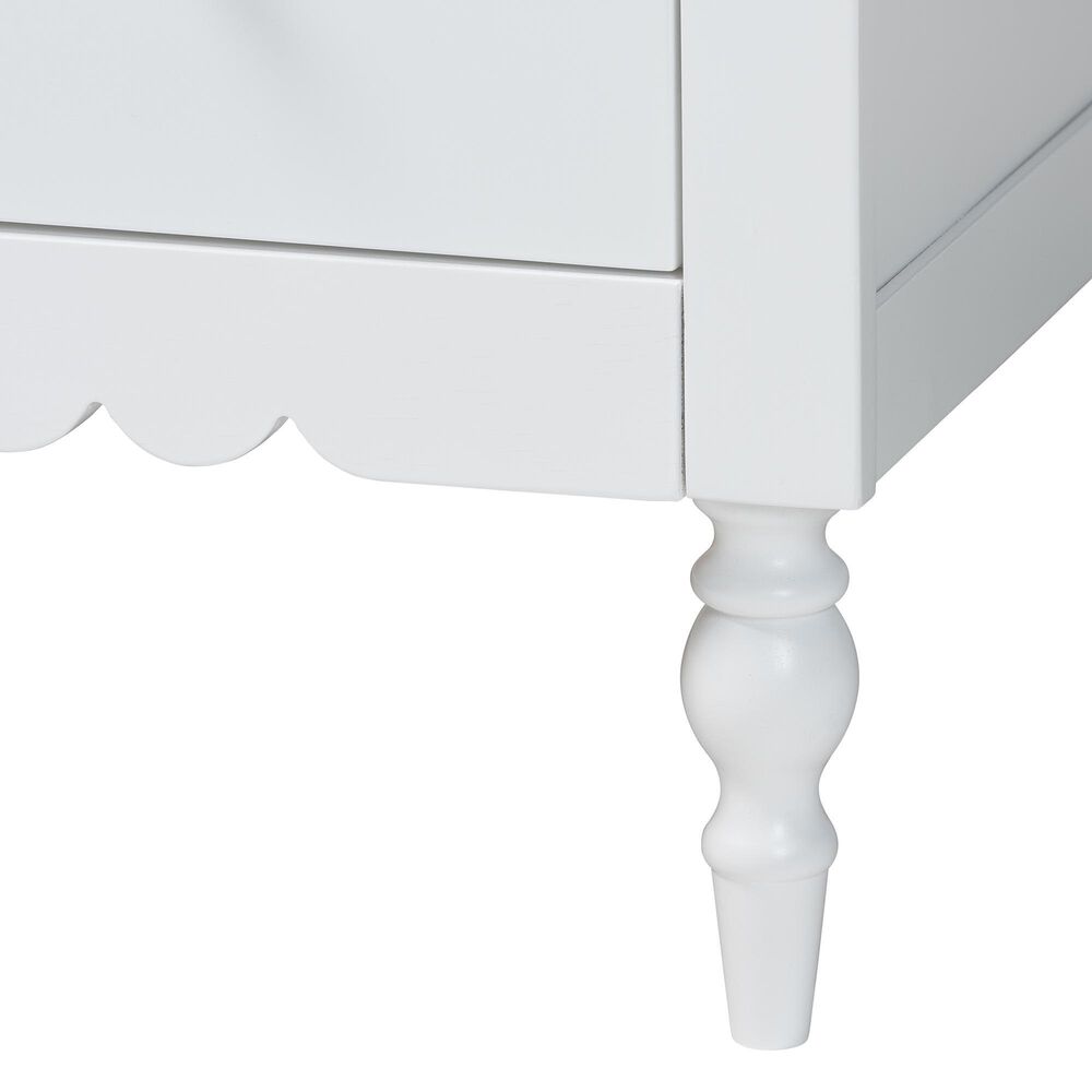 Baxton Studio Roni 7-Drawer Dresser in White, , large