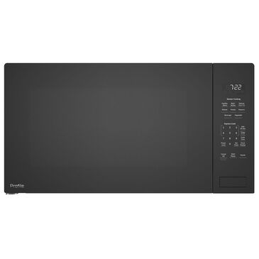 GE Profile 2.2 Cu. Ft. Built-In Sensor Microwave Oven in Black, , large