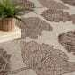 Nourison Garden Oasis Natural 8" x 10" Indoor/Outdoor Area Rug, , large