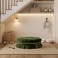 Jennifer Taylor Home Roquefort 24.5" Dog Sofa Bed with Box-Pleated Skirt in Olive Green, , large
