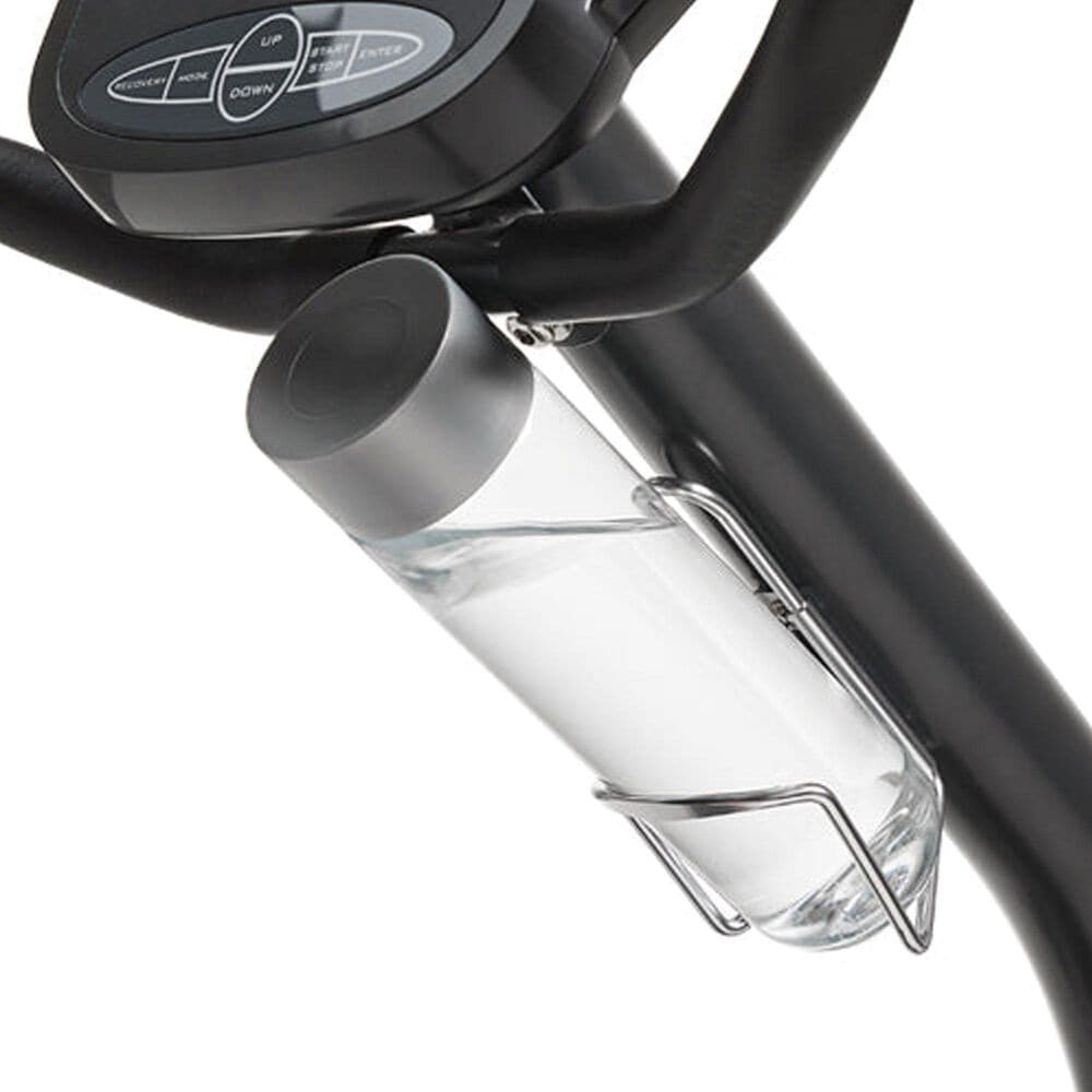 Sunny Health &amp; Fitness Smart Programmable 16 Levels Electro-Magnetic Resistance Recumbent Exercise Bike in Black, , large