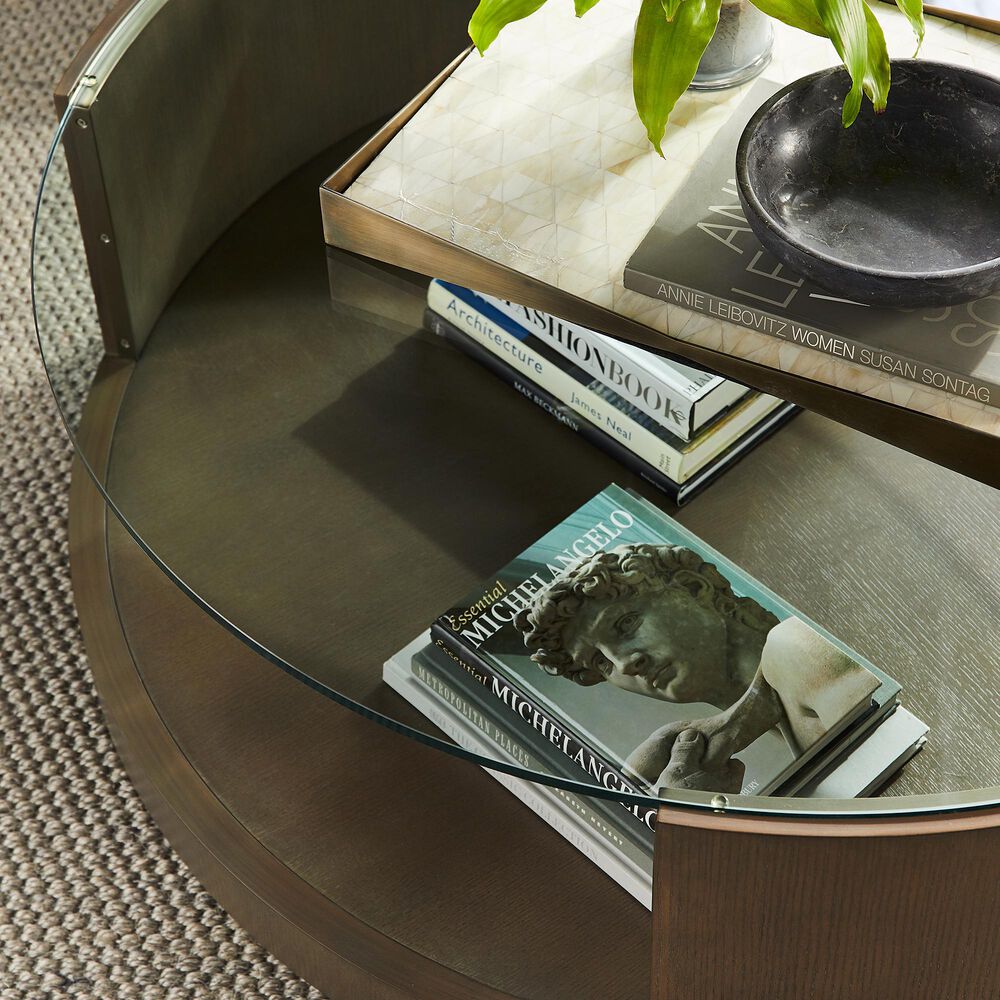 Vanguard Furniture Axis Round Cocktail Table in Woodcliff, , large