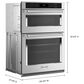 KitchenAid 30" Electric Microwave Wall Oven Combo with Air Fry Mode in PrintShield Stainless Steel, , large
