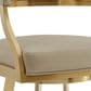 Armen Living Saturn Swivel Counter Stool in Gold, , large