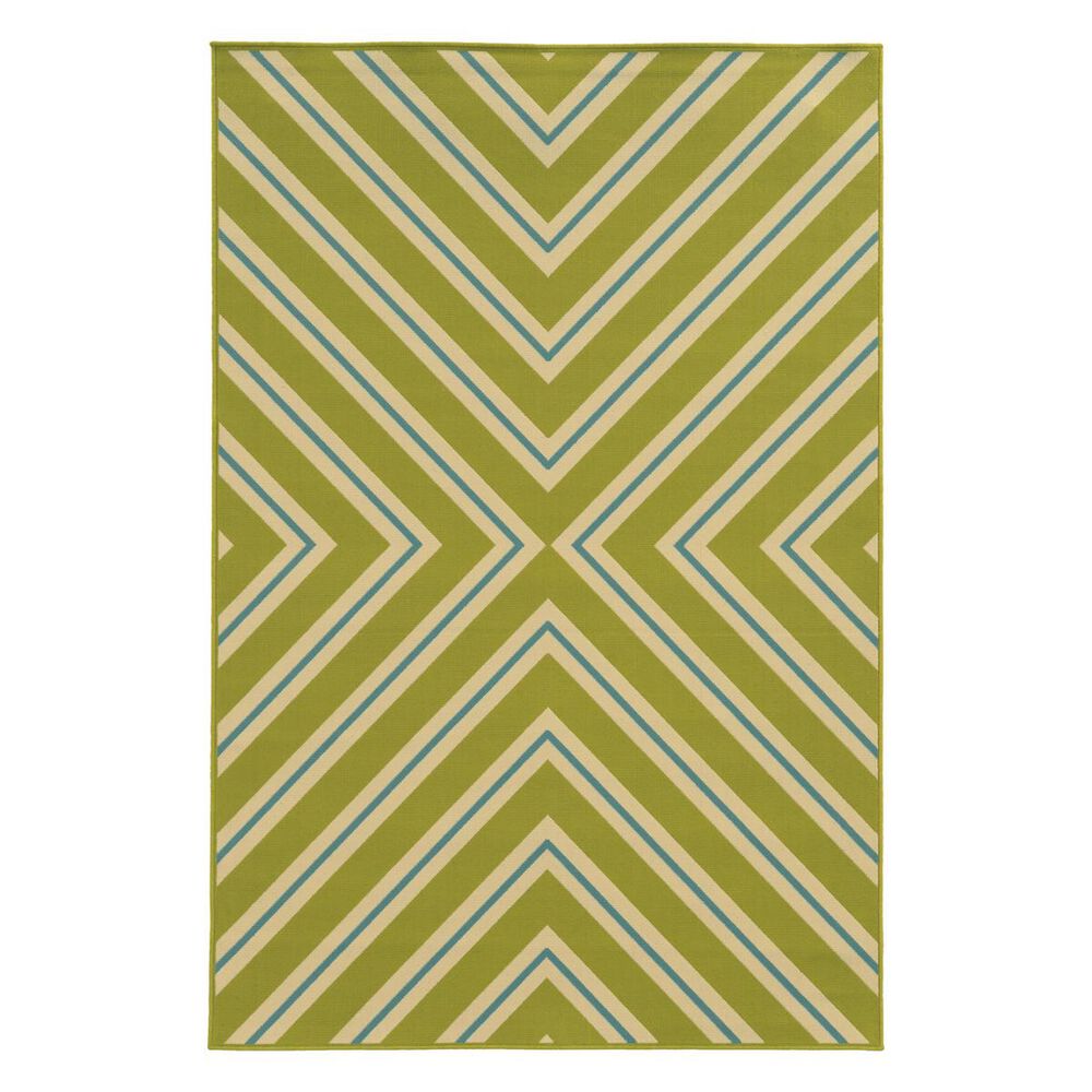 Oriental Weavers Riviera 4589M 8"6" x 13" Green Area Rug, , large
