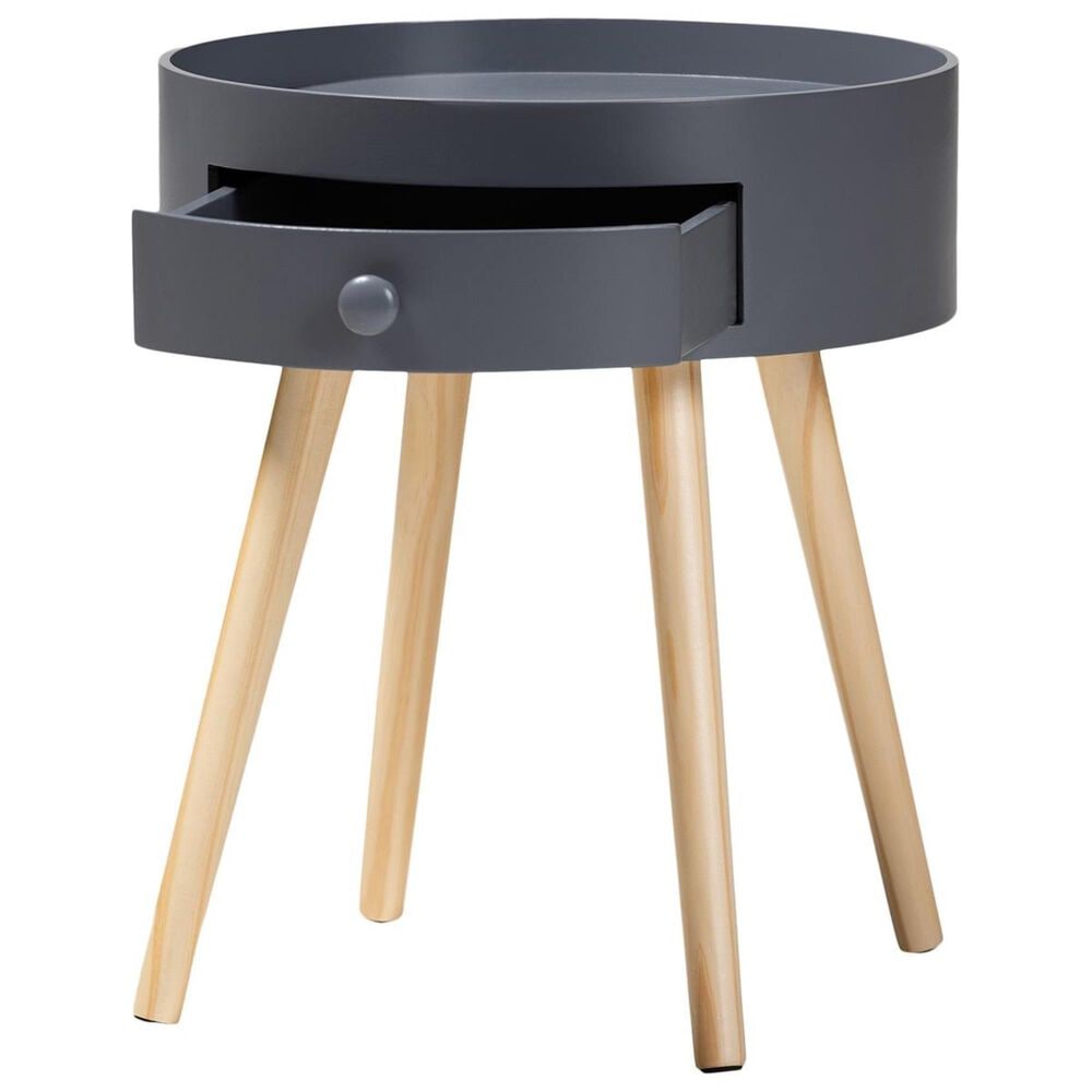 Baxton Studio Jessen 1-Drawer Nightstand in Gray/Natural, , large