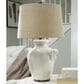 Ashley Emelda Table Lamp in Cream, , large