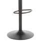 Lumisource Duke Adjustable Barstool in Grey and Black (Set of 2), , large