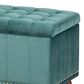 Baxton Studio Kaylee Storage Ottoman Bench in Teal Blue, , large