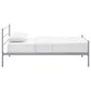 Modway Alina Twin Platform Bed Frame in Gray, , large